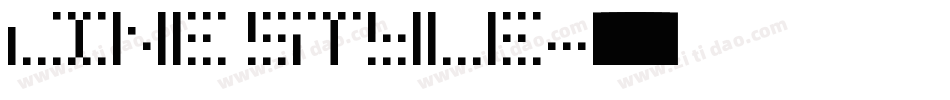 Line style字体转换